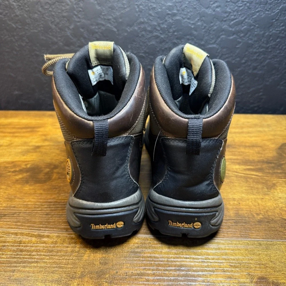 Timberland Outdoor Performance 15130 Brown Leather Gore-Tex Hiking Boots Mens 9